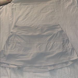 White Tall Lululemon Skirt